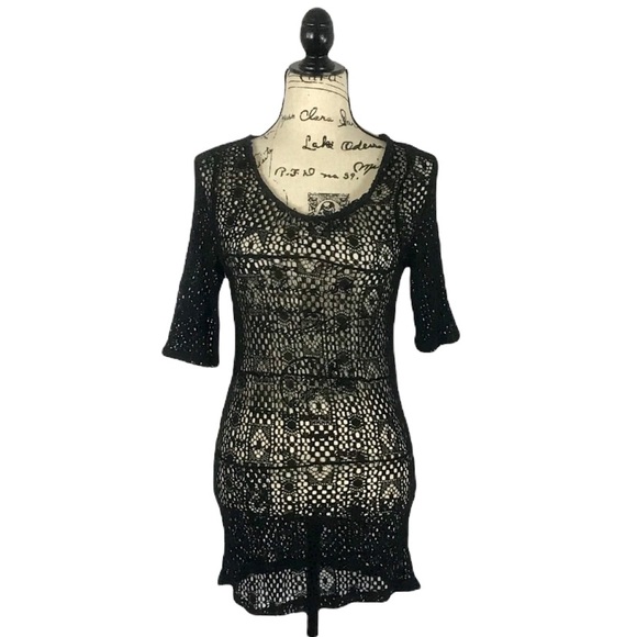 {Free People} Intimately Mesh Dress coverup